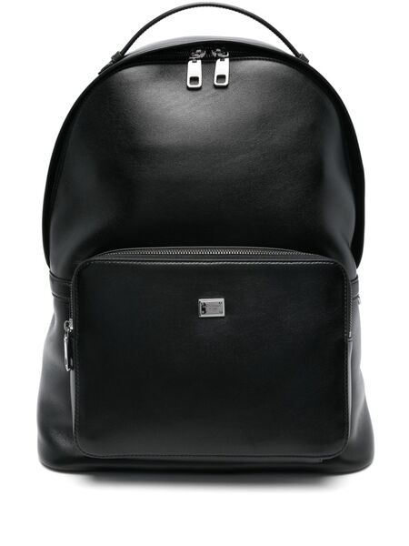  Dolce & Gabbana Logo-plaque Backpack - Black 