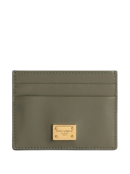  Dolce & Gabbana Logo-plaque Cardholder - Green 