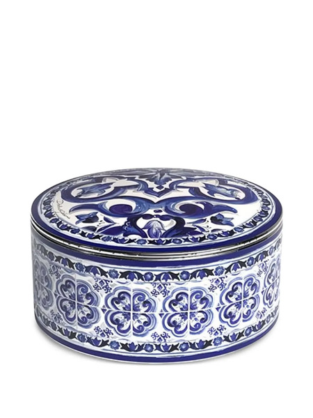  Dolce & Gabbana Mediterranean Patterned Box (12cm X 6.8cm) - Blue 