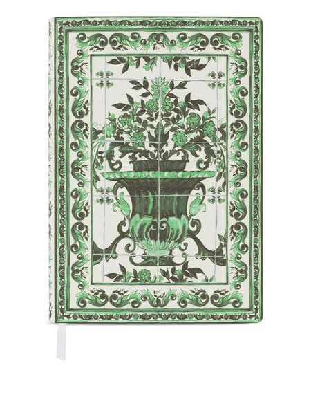 Dolce & Gabbana Medium Blank Notebook (14.5cm X 21cm) - White 