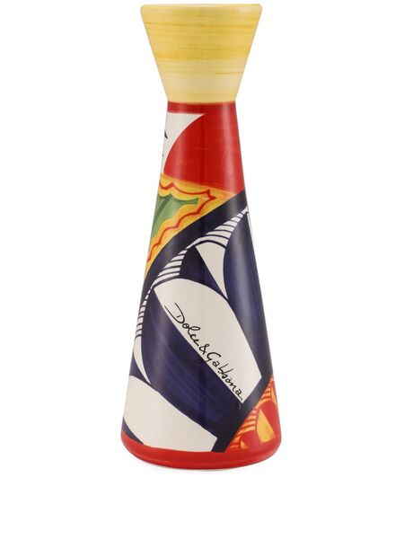  Dolce & Gabbana Medium Ceramic Candle Holder (30cm) - Blue 