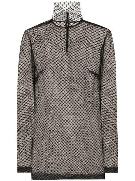  Dolce & Gabbana Mesh Blouse - Black 