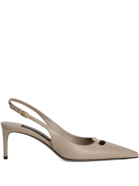  Dolce & Gabbana 60mm Slingback Pumps - Neutrals 
