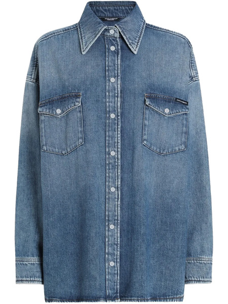  Dolce & Gabbana Oversized Denim Shirt - Blue 