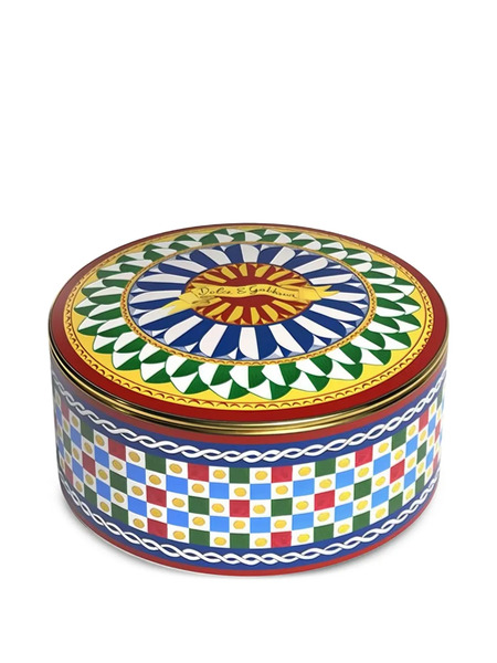  Dolce & Gabbana Patterned Box (12cm X 6.8) - Blue 