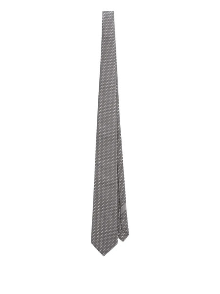  Dolce & Gabbana Patterned-jacquard Tie - Grey 