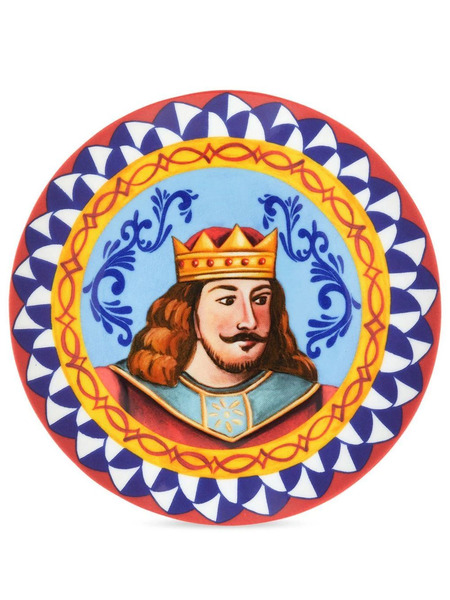  Dolce & Gabbana Porcelain Bread Plates (set Of Two) - Blue 