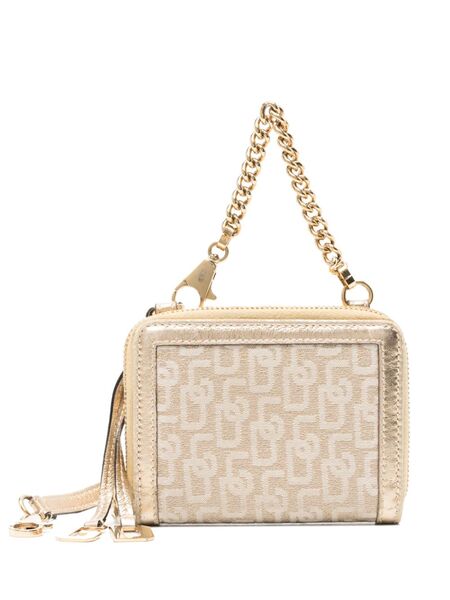  Dolce & Gabbana Pre-owned 2000s Monogram-jacquard Wallet - Gold 