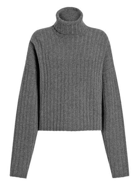  Dolce & Gabbana Ribbed Sweater - Grey 