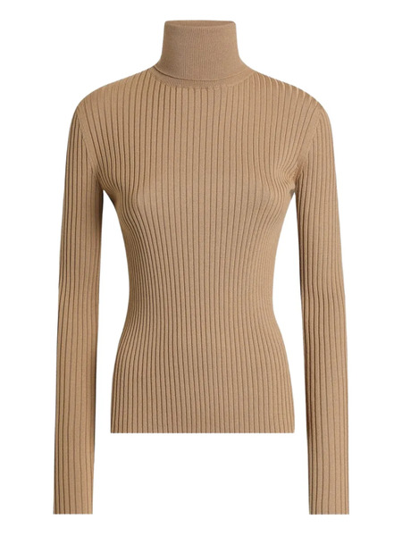  Dolce & Gabbana Ribbed Turtleneck Sweater - Neutrals 