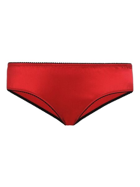  Dolce & Gabbana Satin Briefs - Red 
