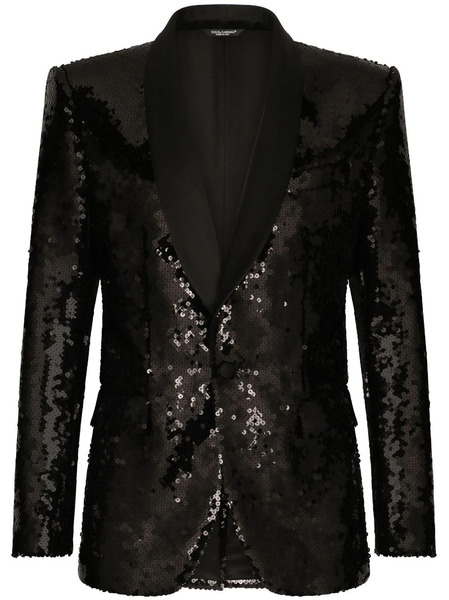  Dolce & Gabbana Sequin-embellished Suit - Black 