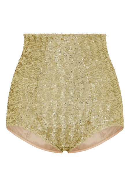  Dolce & Gabbana Sequinned Briefs - Gold 