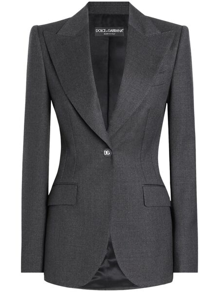  Dolce & Gabbana Single-breasted Blazer - Grey 