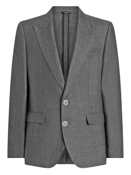  Dolce & Gabbana Single-breasted Blazer - Grey 