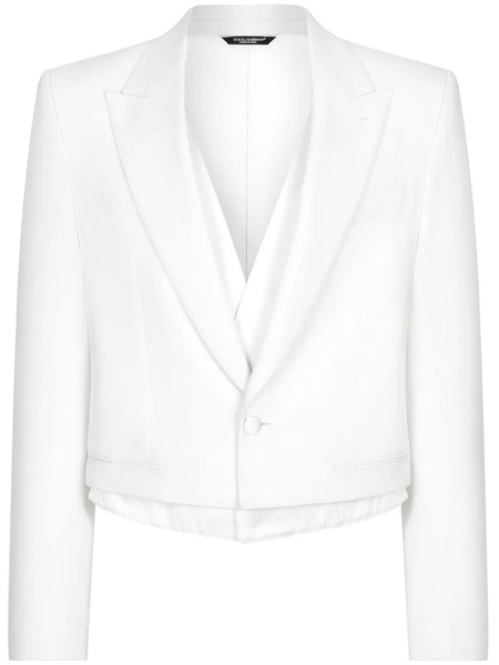  Dolce & Gabbana Single-breasted Blazer - White 