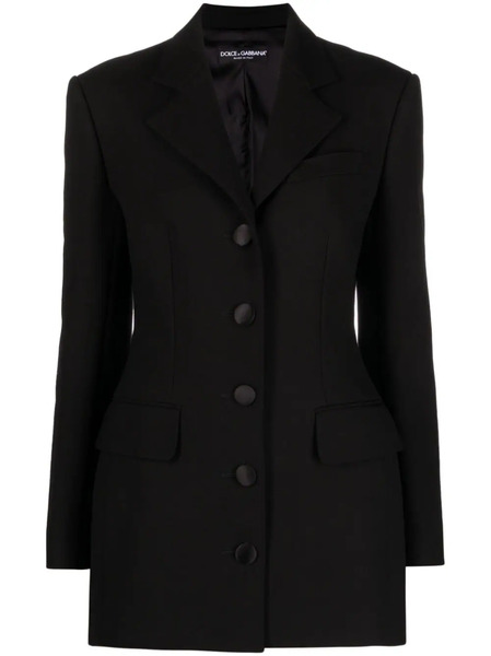  Dolce & Gabbana Single-breasted Virgin-wool Blazer - Black 