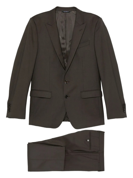  Dolce & Gabbana Single-breasted Wool Suit - Brown 