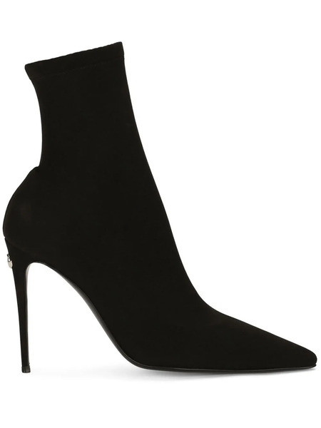  Dolce & Gabbana Sock Ankle Boots - Black 