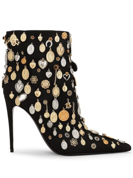  Dolce & Gabbana Stiletto Boots - Black 