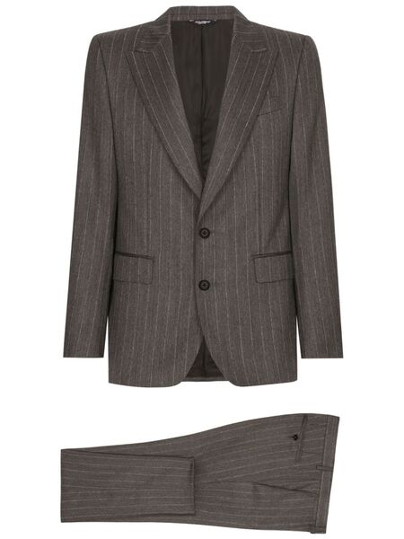  Dolce & Gabbana Striped Suit - Grey 