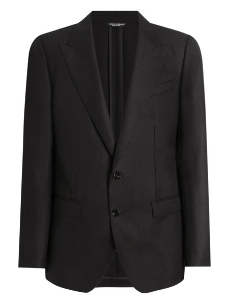  Dolce & Gabbana Two-button Notch-lapel Jacket - Black 
