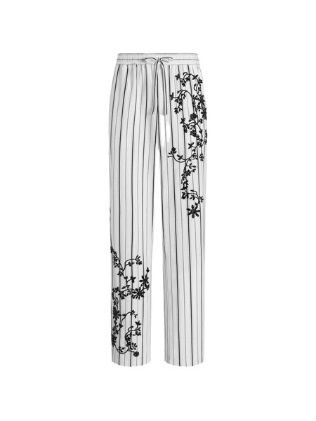  Dolce & Gabbana Vanity Trousers With Embroidery - White 