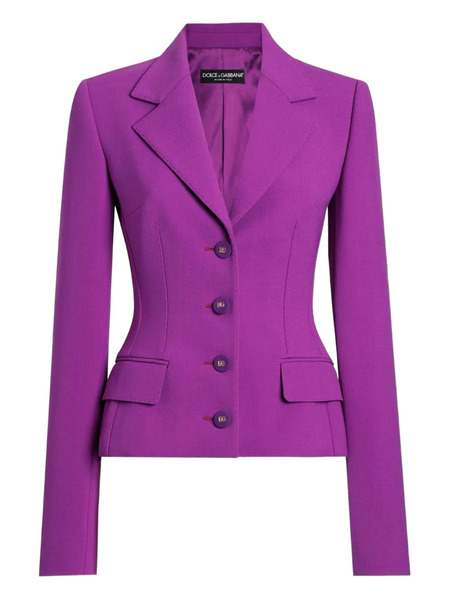  Dolce & Gabbana Wool Blazer - Purple 