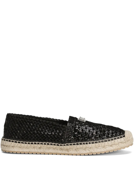  Dolce & Gabbana Woven Espadrilles - Black 