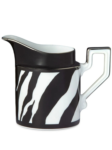  Dolce & Gabbana Zebra-print Cream Jug - Black 