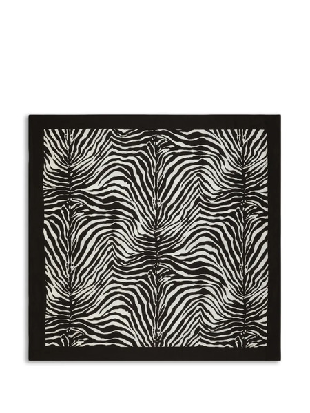  Dolce & Gabbana Zebra-print Linen Tablecloth - Black 