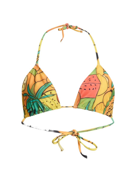  Donde Esteban Frutas Triangle Bikini Top - Yellow 