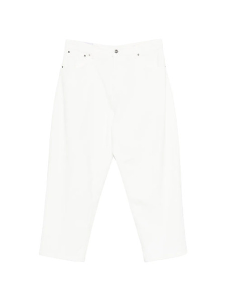  Dondup Anthony Cropped Denim Jeans - White 