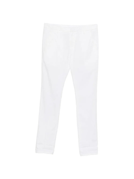  Dondup Belt-loop Trousers - White 