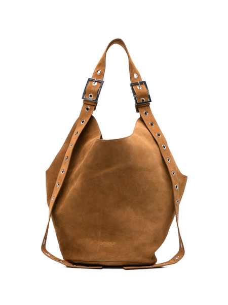  Dondup Big Suede Shoulder Bag - Brown 