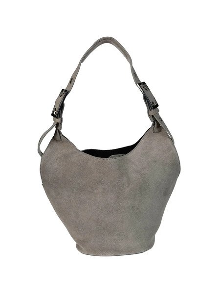  Dondup Buckle-strap Shoulder Bag - Grey 