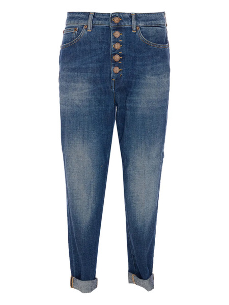  Dondup Button-fly Patch-pocket Jeans - Blue 