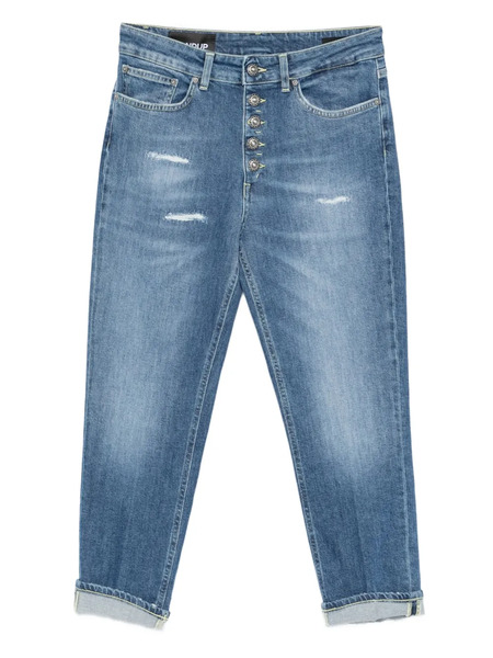  Dondup Buttoned Distressed Denim - Blue 