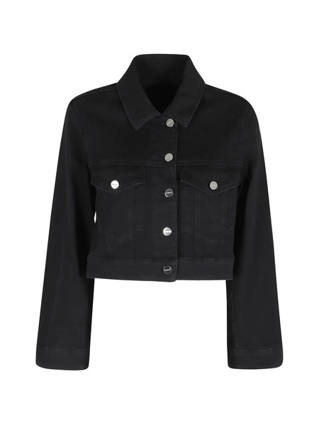  Dondup Buttoned Short Jacket - Black 