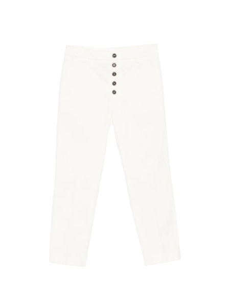 Dondup Buttoned Trousers - White 