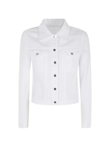  Dondup Collared Button Jacket - White 