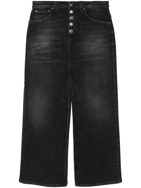  Dondup Denim Midi Skirt - Black 