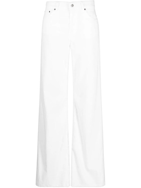  Dondup High-waisted Flared Jeans - White 