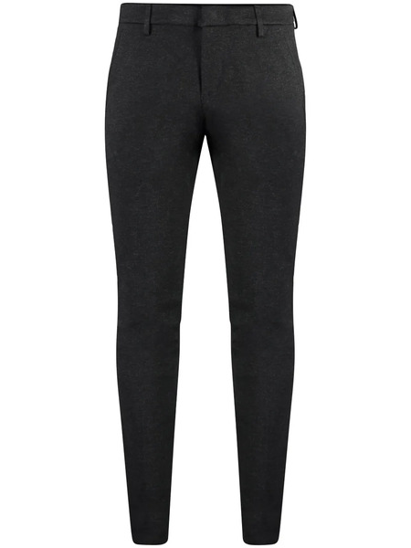  Dondup Houndstooth-pattern Chinos - Black 