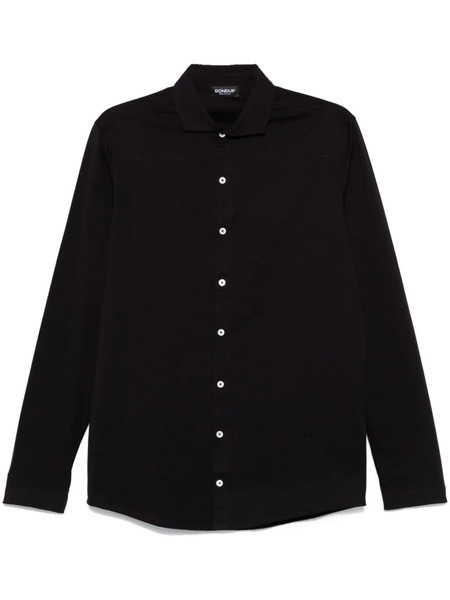  Dondup Jersey-texture Shirt - Black 