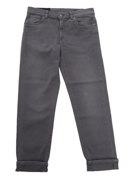  Dondup Kids Brighton Five-pocket Cuffed Jeans - Grey 