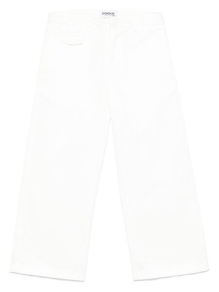  Dondup Kids Interlock Twill Weave Trousers - Neutrals 