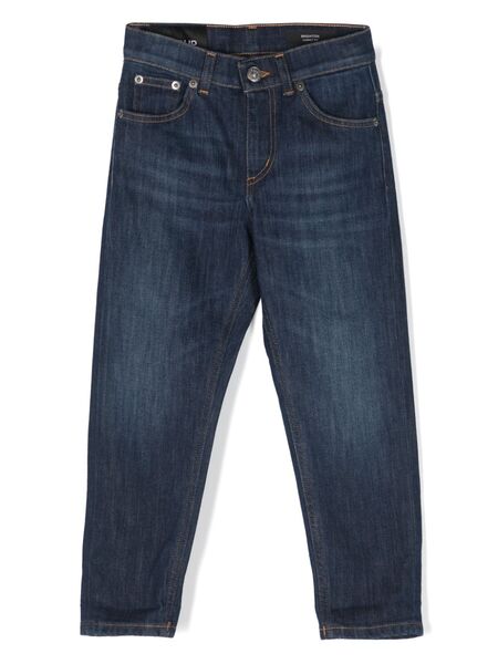  Dondup Kids Mid-rise Straight-leg Jeans - Blue 
