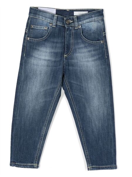  Dondup Kids Straight-leg Denim Trousers - Blue 