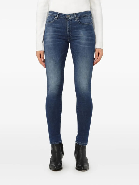  Dondup Logo-patch Jeans - Blue 
